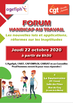 Forum CGT Handicap en Creuse 2020
